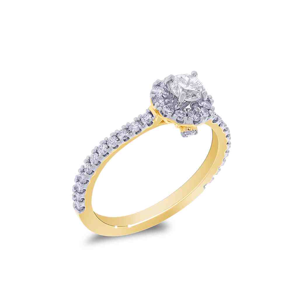 Round Brilliant Cut Diamond Engagement Ring LR11619A